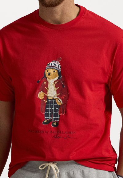 Polo Ralph Lauren Big & Tall POLO BEAR JERSEY T-SHIRT - Tricou cu imprimeu - red