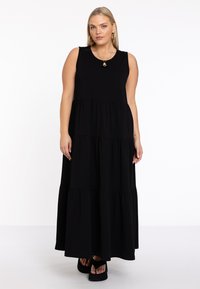 YOEK SLEEVELESS - Maxikjoler - black