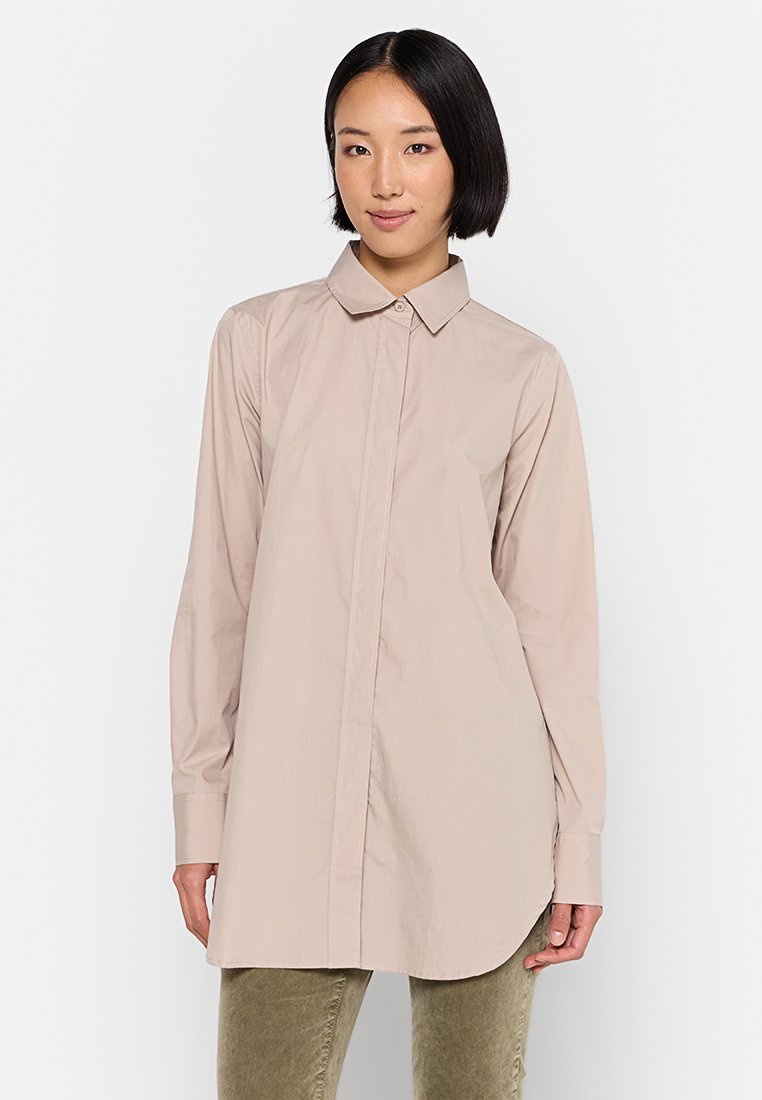 closed Overhemdblouse beige