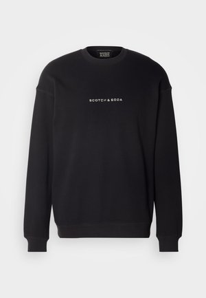 Scotch & Soda CORE LOGO FRONT CHEST - Sudadera - black