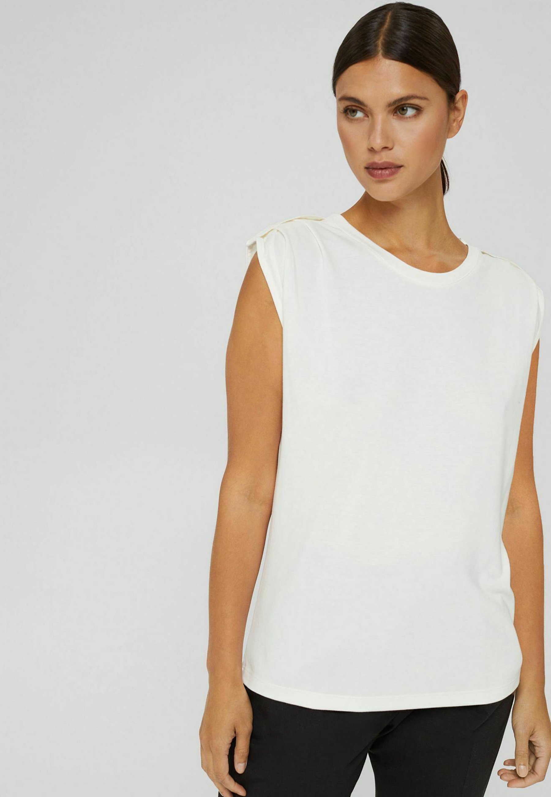 off white shell blouse