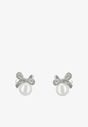 Latelita RIBBON BOW - Pendientes - silver coloured