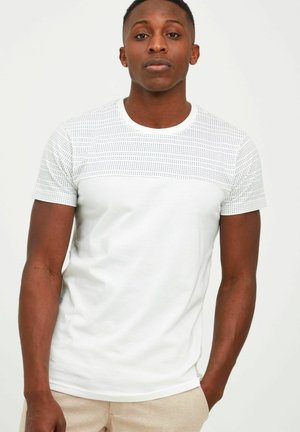 INDICODE JEANS IDROSTO - Print T-shirt - off-white