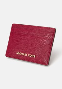 MICHAEL Michael Kors JET SET CARD HOLDER - Monedero - deep red