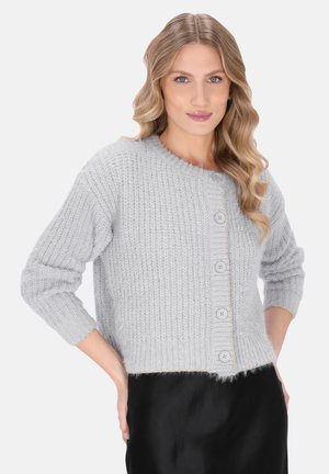 Strickjacke - grey melange