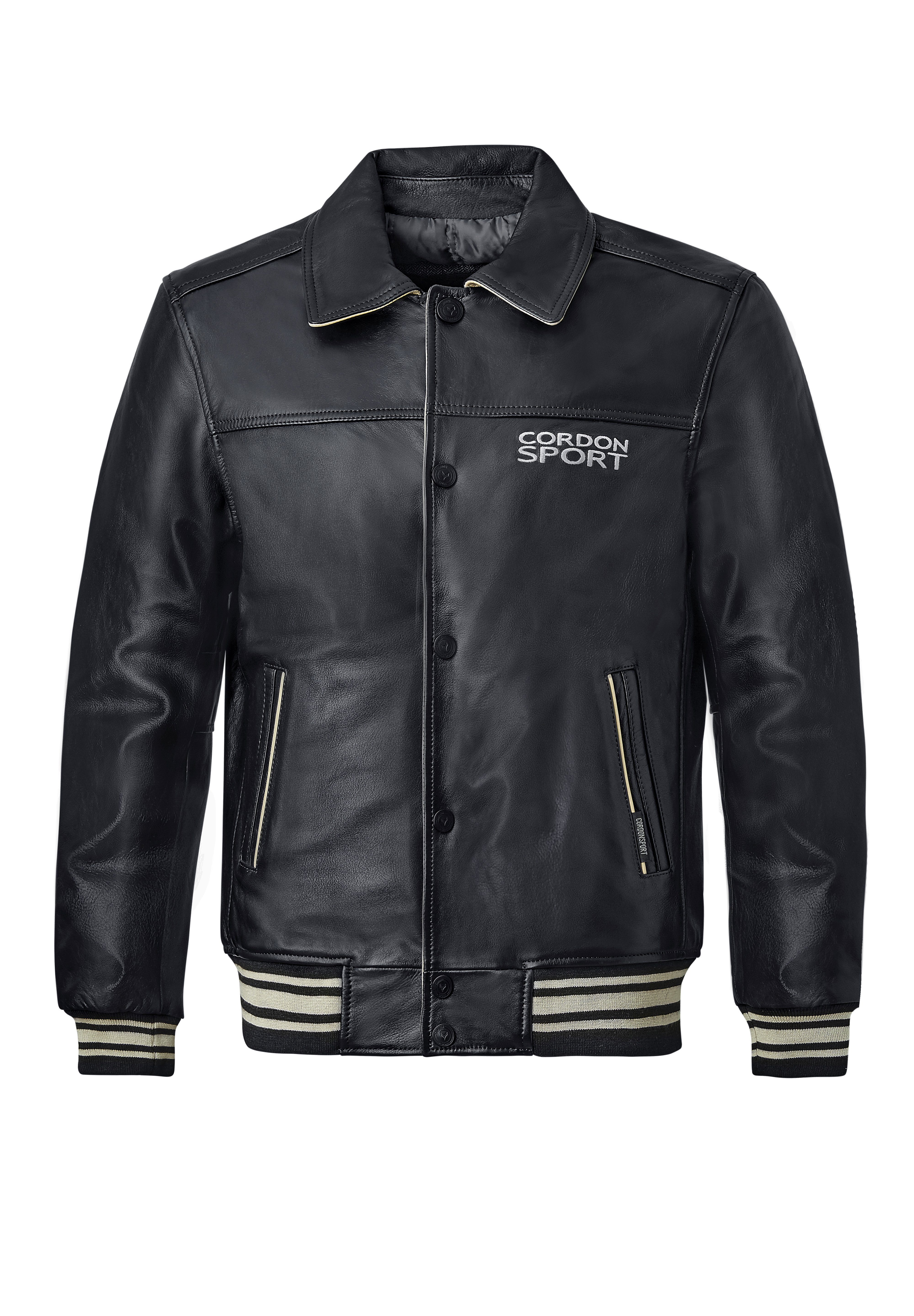 Cordon Sport HAVARD - Leather jacket - black - Zalando