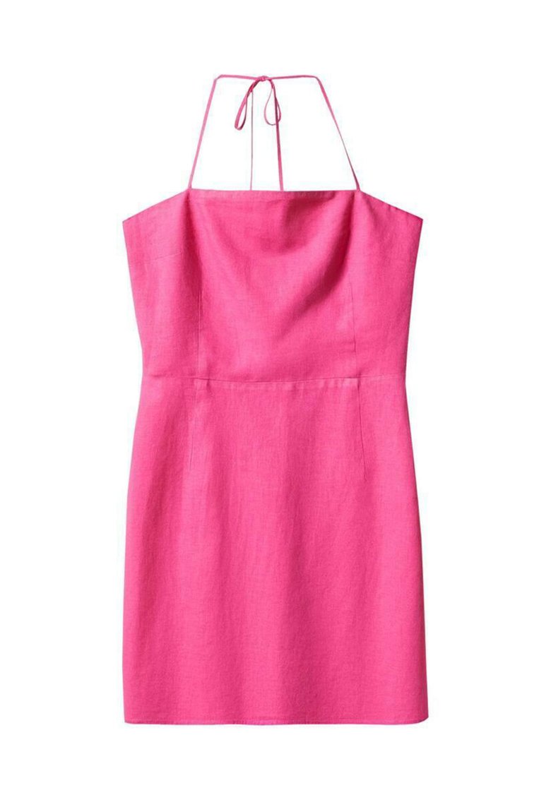 Mango Jurk donkerroze Mango Jurk donkerroze