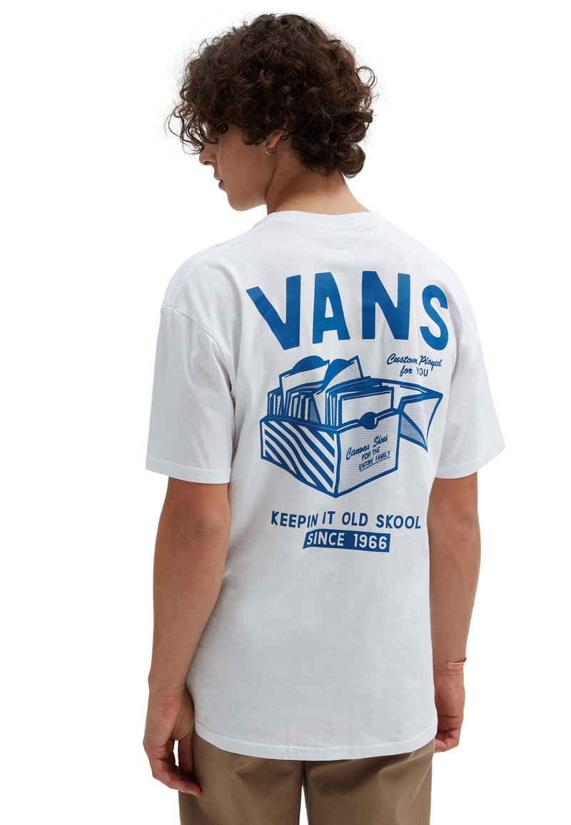 Vans RECORD LABEL SS Print Tshirt white Zalando.de