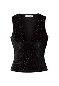 CAINS V-NECK STONE - Topper - black