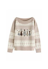 Svetr - neutral christmas tree