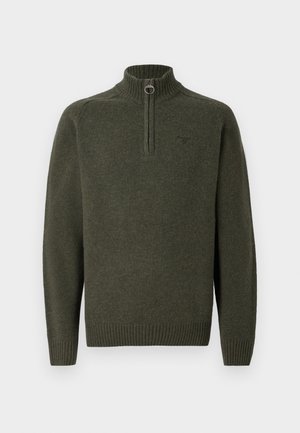 Barbour GRANGETOWN HALF ZIP - Pullover - mid olive