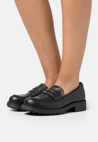 Clarks - ORINOCO PENNY - Slipper - black leather Thumbnail-Bild 1