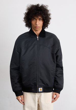SANTA FE ALUMNI JACKET - Bomber-jakk - black/scarlet