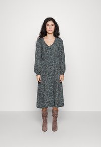 JDY Petite - JDYKATRIN MIDI DRESS - Päevakleit - pacific coast ditsy flowers Väikepilt 1