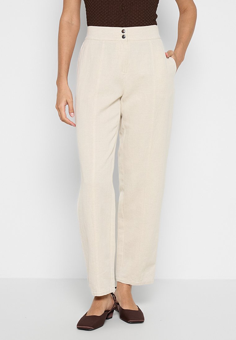 Sarah Pacini Broek zandkleur