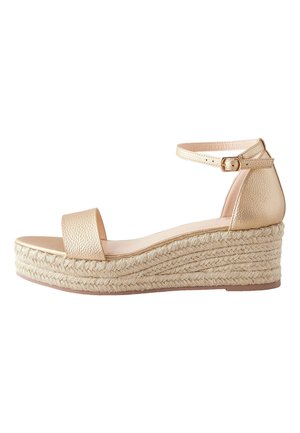 REGULAR - FOREVER COMFORT ROUND TOE - Espadrilles - gold