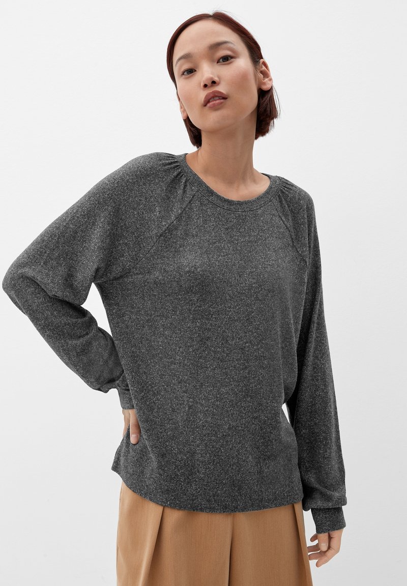 s.Oliver LANGARM - Pullover - dunkelgrau