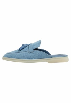 LUCREZIA - Slip-on sandaler - light blue denim