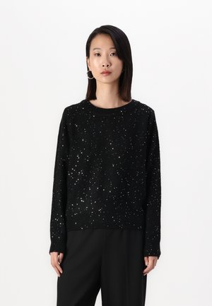 ANNLIE  - Striktrøje - black
