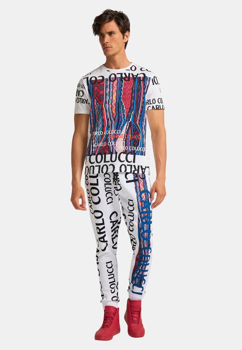 Carlo Colucci UNISEX - T-shirt estampada - white