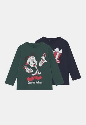 NMMMICKEY OLYMP 2 PACK - Long sleeved top - dark sapphire