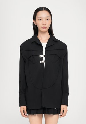 PYJAMA SHIRT - Blusa - black