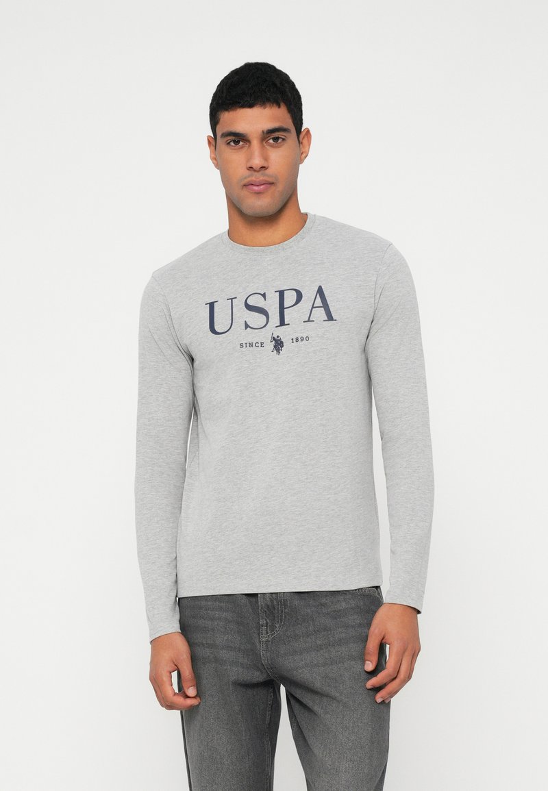 U.S. Polo Assn. Longsleeve lichtgrijs