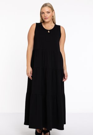 YOEK SLEEVELESS - Maxikleid - black