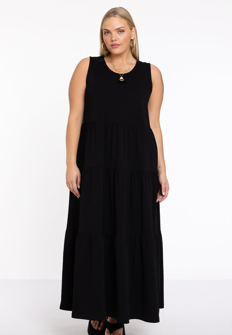 YOEK SLEEVELESS - Maxikjoler - black