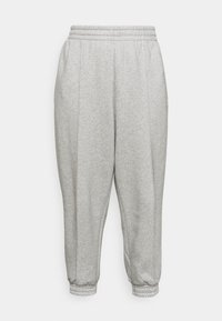 adidas Performance STUDIO INC - Calças de fato de treino - medium grey heather/white