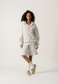 BLKVIS SCRIPT ZIP UNISEX - Sweat zippé - light grey heather
