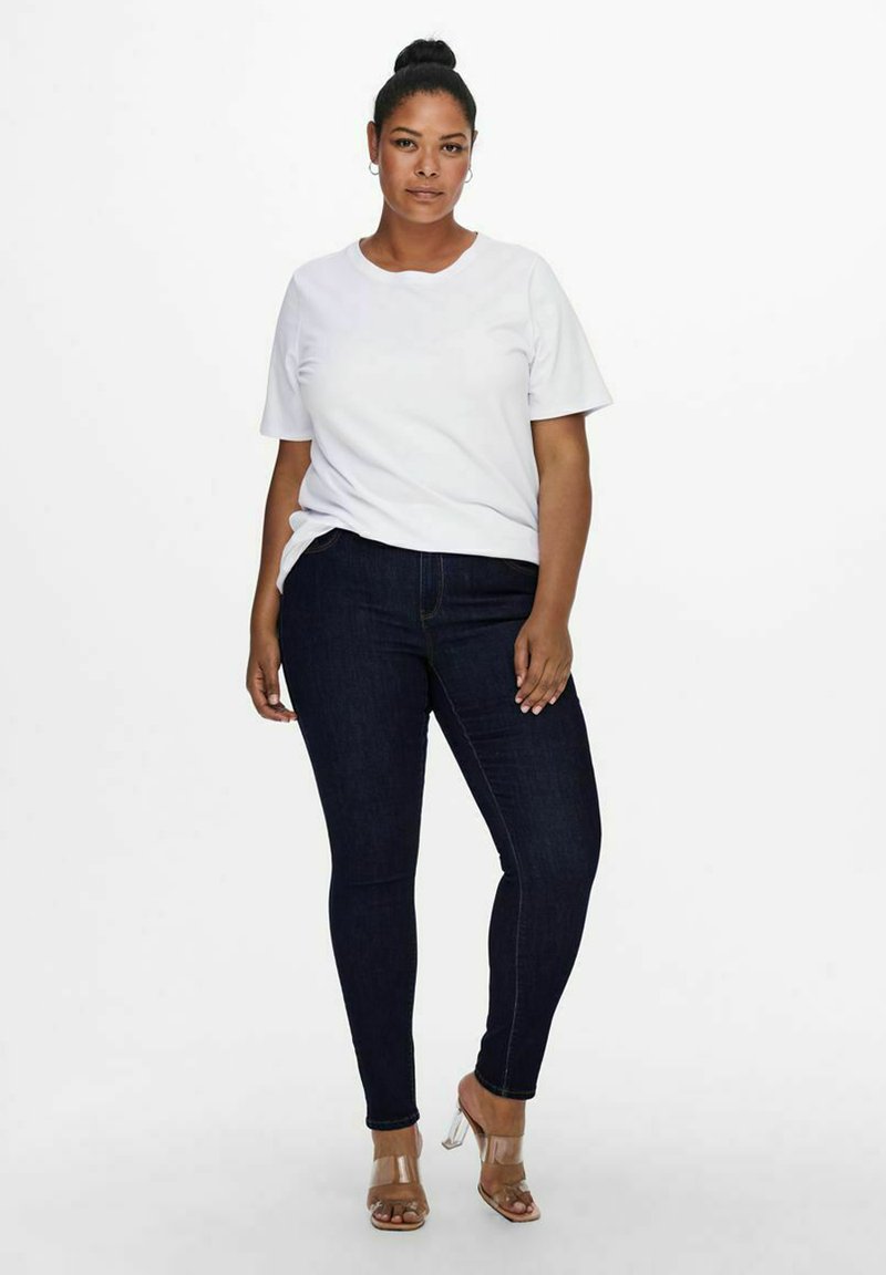 Damen Skinny | ONLY Carmakoma Jeans Skinny Fit dark blue denim/dark-blue denim - YE98944 Damen Skinny | ONLY Carmakoma Jeans Skinny Fit dark blue denim/dark-blue denim - YE98944