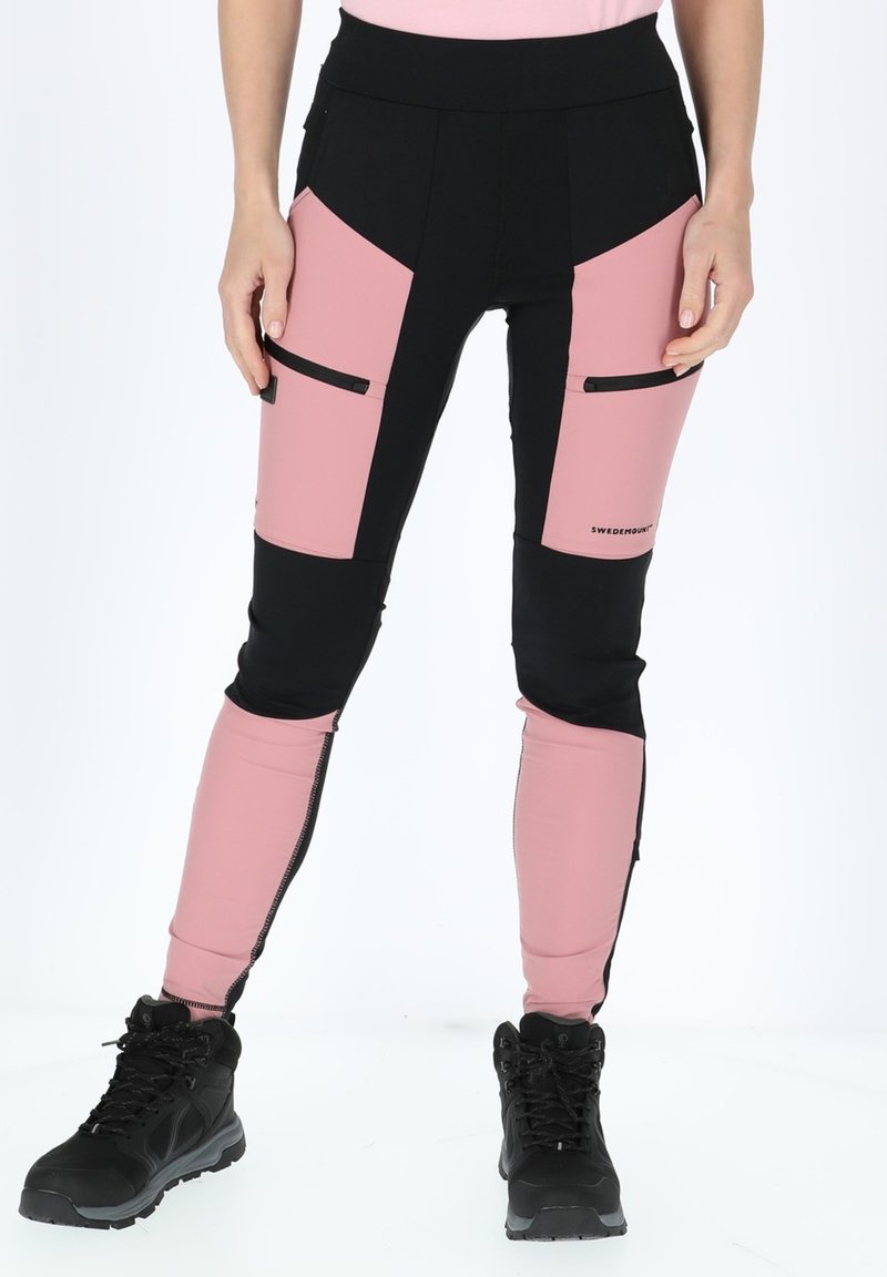 Swedemount TRONDHEIM TREKKING  - Tights - dusty rose/black