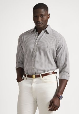 PERFORMANCE TWILL SHIRT - Vapaa-ajan kauluspaita - grey/off white