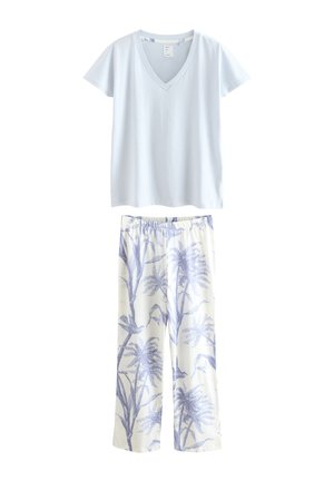 Next, REGULAR FIT - SHORT SLEEVE SET - Nattøj sæt - lilac purple palm