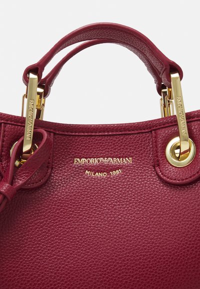 Emporio Armani BAG - Handbag - vino/tempesta