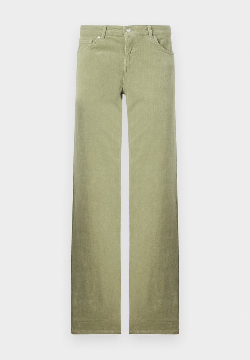 ONLY ONLMADISON LISY WIDE PANT - Broek - seagrass/groen ONLY ONLMADISON LISY WIDE PANT - Broek - seagrass/groen