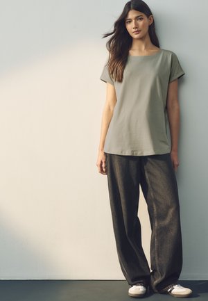 Next REGULAR FIT - 5 PACK - T-shirt imprimé - ecru taupe brown blue yellow
