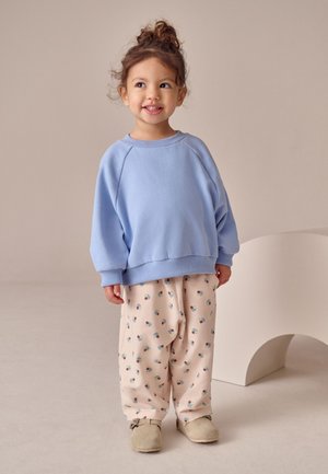 Next REGULAR FIT  - Bukser - ecru white ditsy floral