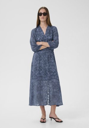 ADDISON - Freizeitkleid - dotted surface blue