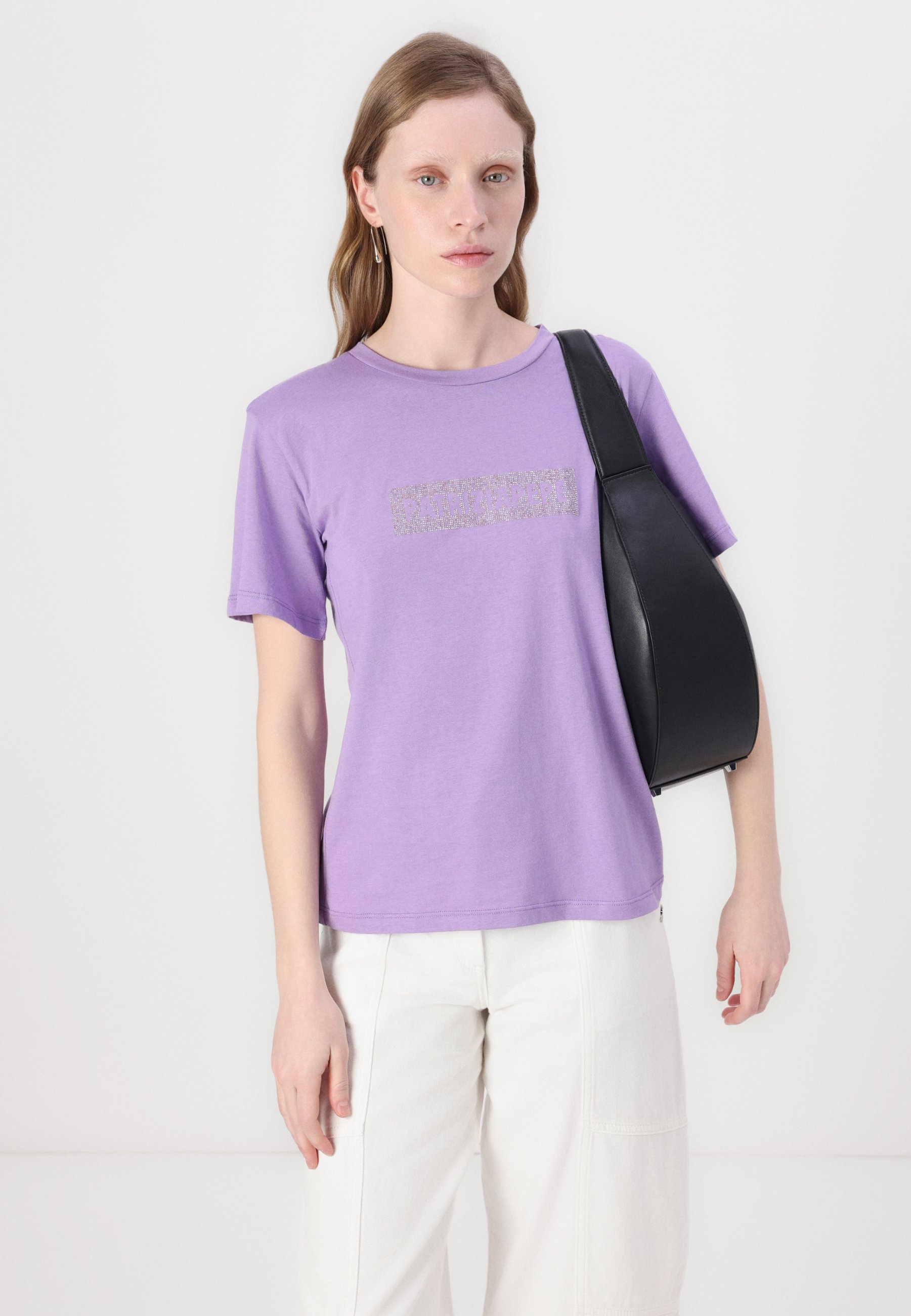 売れ筋商品|||パトリツィア ペペ Tシャツ レディース トップス MAGLIA - Print T-shirt - glam lilac Patrizia Pepe MAGLIA - T-Shirt print - glam lilac/flieder