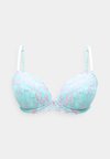 SEXY TWO TONE PADDED PLUNGE - Σουτιέν με ενίσχυση - aqua