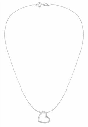 DIAMOND HEART - Kaelakee - white gold-coloured