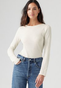 Levi's® LIGHTWEIGHT SLUB - Hosszú ujjú felső - egret