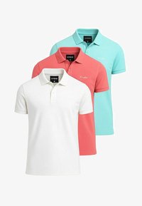 Vald, turquoise, rose, off white