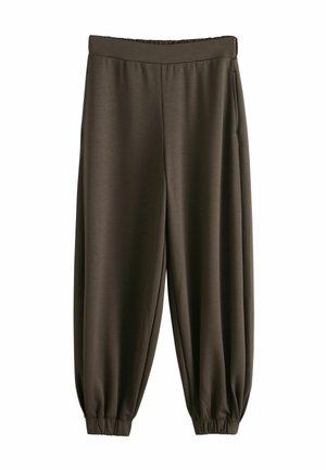 PETITE FIT - SLINKY BALLOON LEG JOGGERS   - Dresside alumine osa - chocolate brown