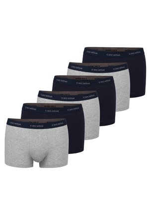 6ER PACK - Boxer Briefs - blau-dunkel-uni