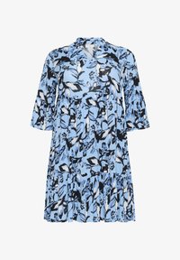 Sélectionné, blue graphic flower