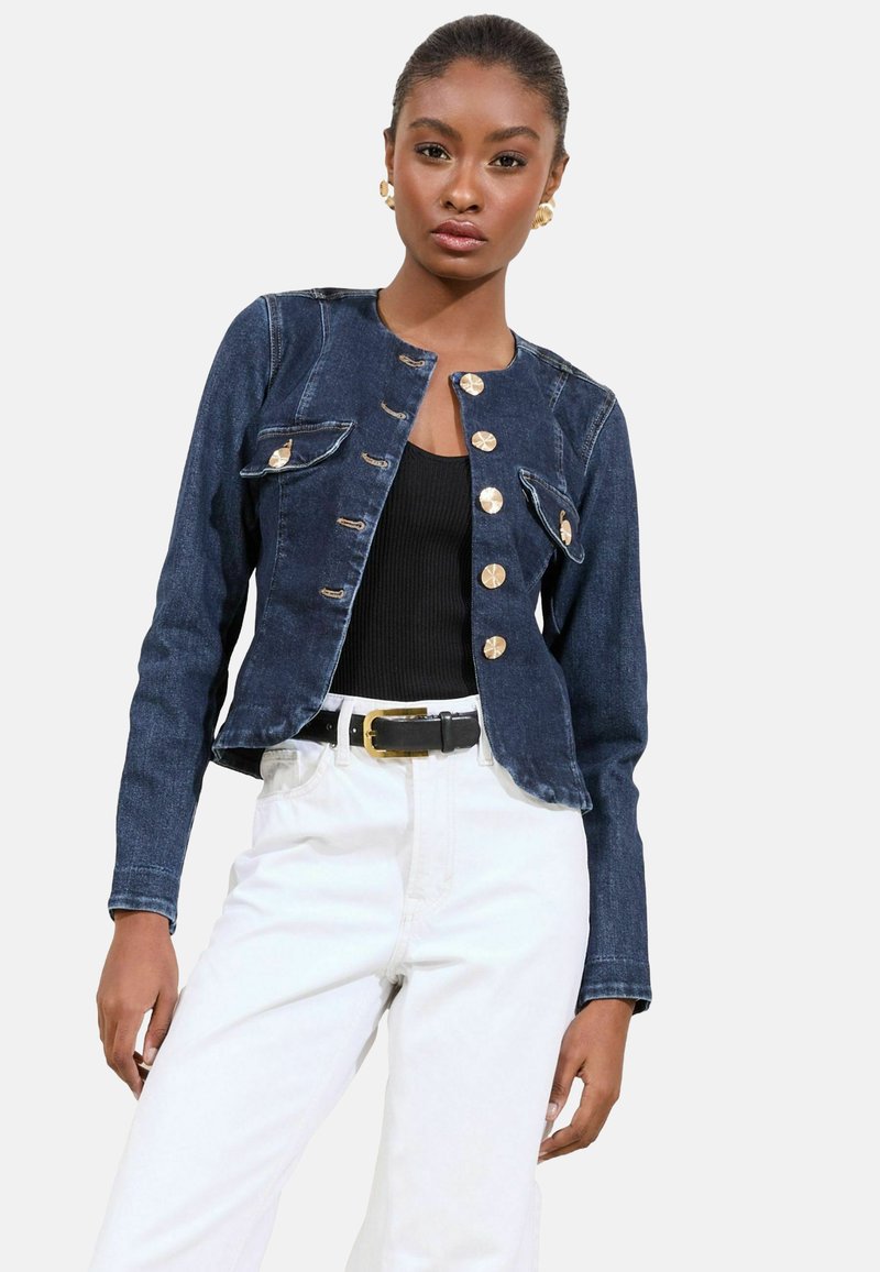 Lipsy REGULAR FIT  - Giacca di jeans - blue