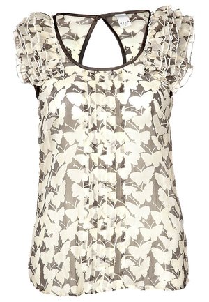 T-shirt med print - off-white